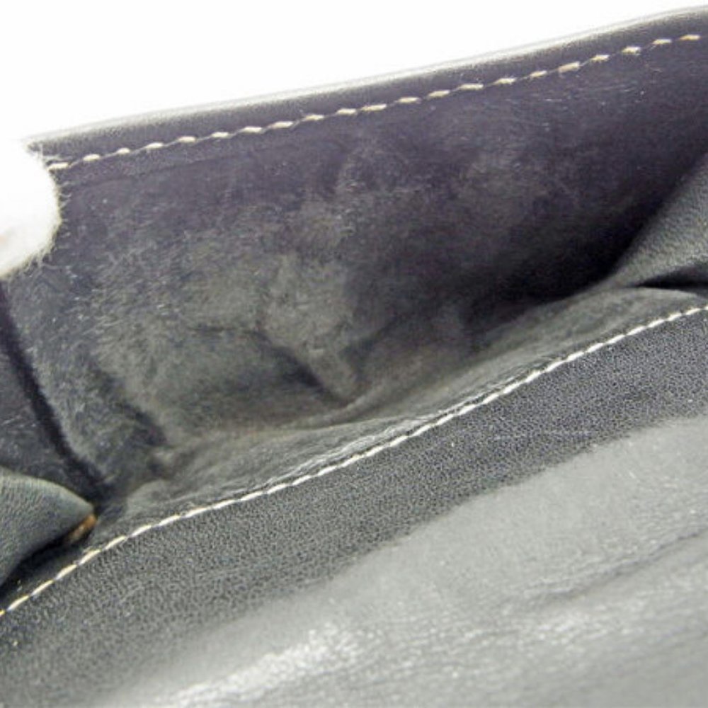 Authentic Gucci Wallet Purse G logos Black Woman unisex Used - Picture 5 of 6